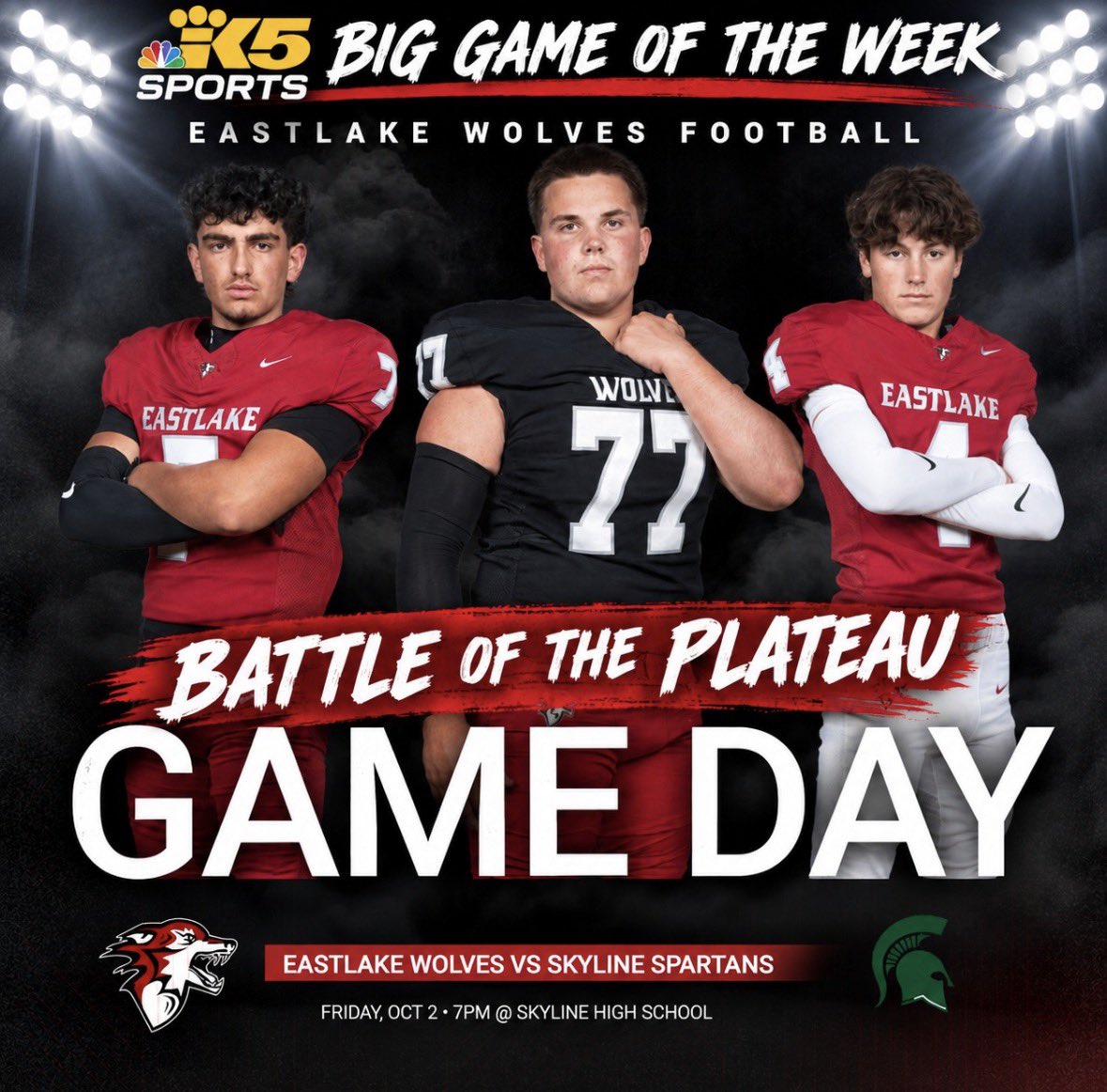 PaxtonJacobsen's tweet photo. Rivalry week! Let’s get it. 🐺🔴⚫️
#GoWolves #BattleOfThePlateau
@wolvesfb; @CoachGHerd; https://t.co/h9WXX2Ttmo