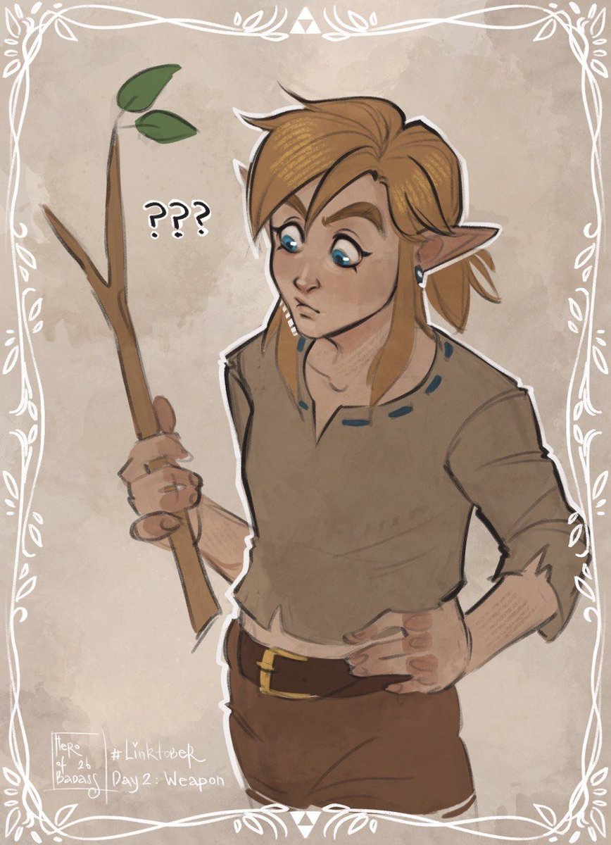 Hero_of_Badass's tweet photo. Day 2: Weapon
What the fuck is stick...
#linktober #zelda #legendofzelda #Link10ber #loz #Link #BreathoftheWild https://t.co/Pe5NyIvu8L