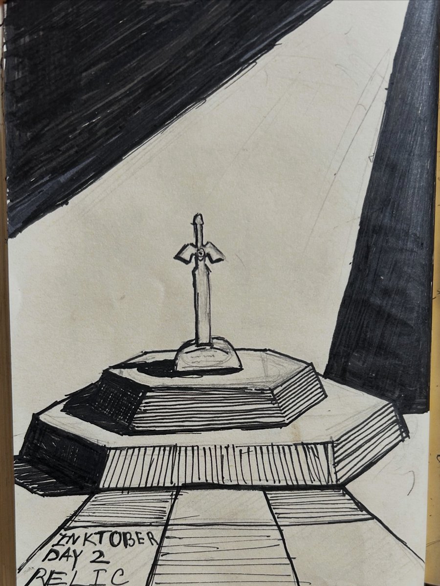 Cyon_Altea's tweet photo. Day 2 
#inktober #inktober2026relic #inktober2026day2 https://t.co/Sid0zlaMZx