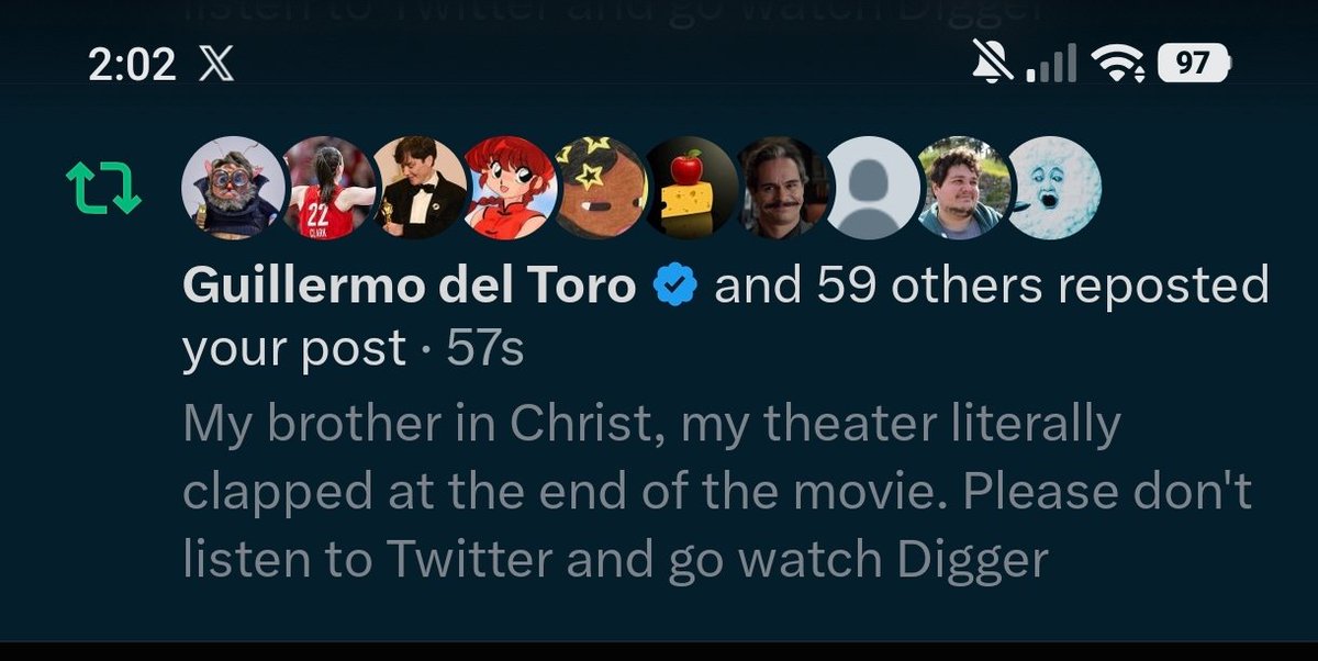 Nemo_Sandoval's tweet photo. I'm so glad people are coming across my post and considering watching Digg... GUILLERMO DEL TORO?! https://t.co/buQqaMm6Tm