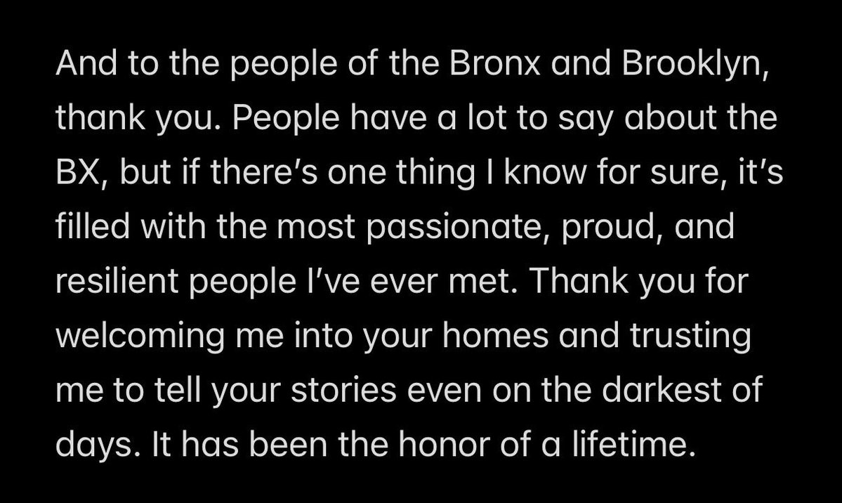 heatherfordham_'s tweet photo. Personal News: Today is my last day at News 12 the Bronx &amp; Brooklyn. 

It’s been an honor of a lifetime 🤍 https://t.co/ZwuqElQCya