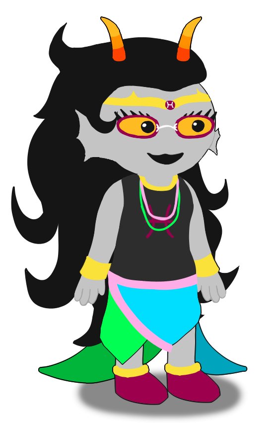 sunsetof7suns's tweet photo. i tried to make feferi peixes in hiveswap style https://t.co/gQrVGKNeJi