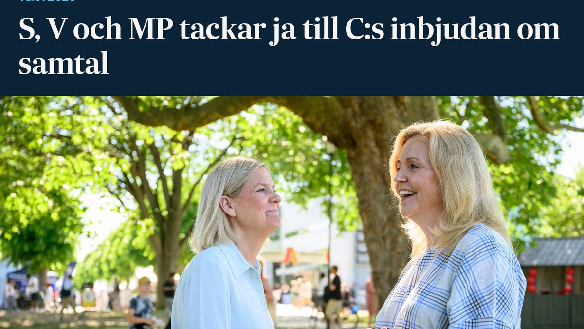 PeterL59516567's tweet photo. Jag hör om C's fantastiska initiativ... "vi tar ett steg tillbaka, och tittar"... Ygeman hänger nyvaket på.
Tittade de inte på vad som behövs, innan valet?!!!
De hade 4 år på sig... Jag hoppas inte vi står inför "vi ska titta på det". #val2026 #extraval #svpol https://t.co/DLNHVRpuy0