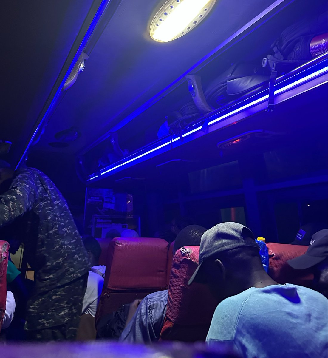 mccraftainebyo_'s tweet photo. Here to understand;

Tonight around 10pm, a UPDF officer boarded our bus to K’la at Biharwe checkpoint and asked for National IDs. I of course presented mine &amp; those without were questioned, which delayed us for over 30 minutes.

Is this standard procedure? Thank you🤝 https://t.co/oZLKb4akp8