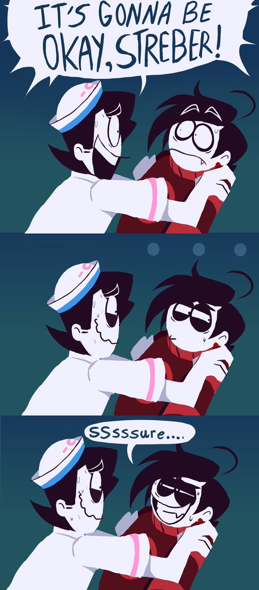 Amii_stuff's tweet photo. // implied Spooky Month 7 spoilers ⚠️

I'm so happy that the things ive drawn with these two aged beautifully. Not all of them perse but i'll gladly take my victory

#candybats https://t.co/nBgbQPPVEw