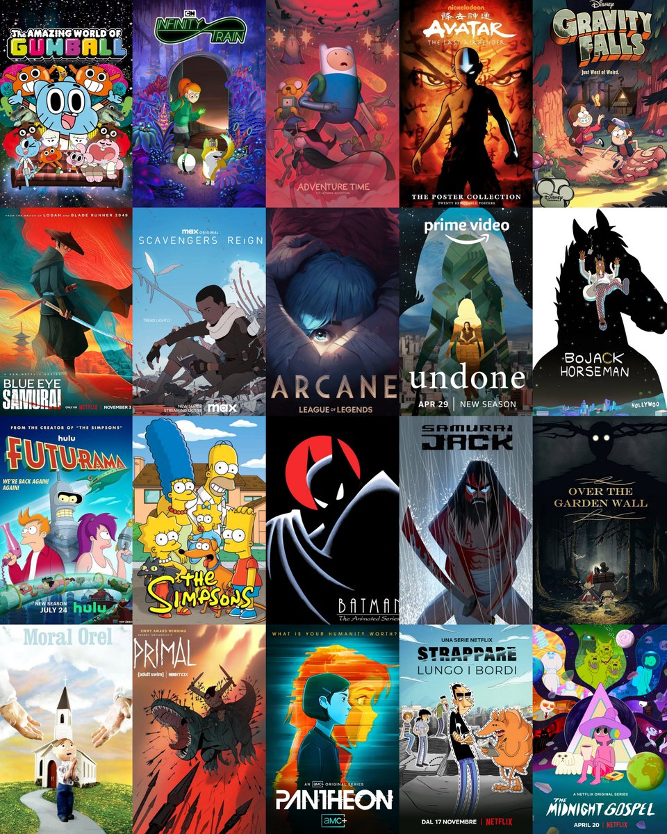 TheRealLyricCat's tweet photo. En vuestra opinión, cuáles series animadas serían dignas de aparecer en un top 100 de las mejores series del siglo o directamente de todos los tiempo? 
Aquí van algunas que considero que califican:

#StandWithAnimation #AnimationisCinema https://t.co/TWpnSBIfzg