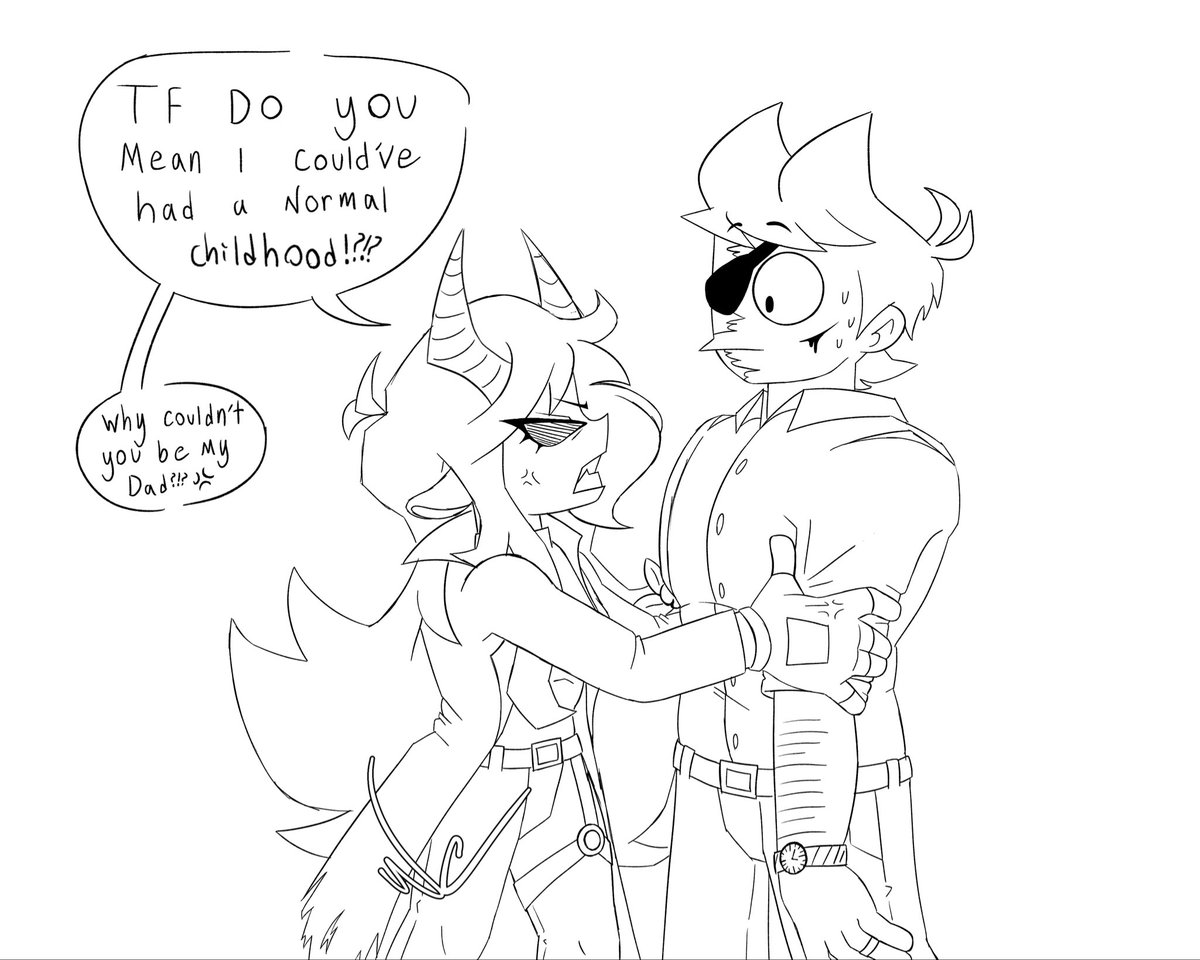 nomx2chomp's tweet photo. I genuinely would’ve been so pissed off if I were Avery cause like: WDYM I GOT STUCK WITH THE “GONE WRONG” AU?? THATS SO UNFAIR 😭😭

(I had fun drawing these two)
Avery by @Pixinandwixin 

#eddsworld #eddsworldoc #tordtom #oc #fankid https://t.co/07UljcnE4s
