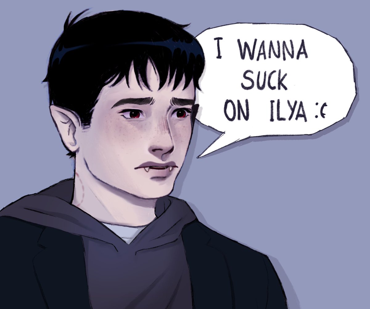 Holinanov's tweet photo. I turned an unfinished drawing into whatever this is lol 
Happy spooky season people 🧛🏻‍♀️ https://t.co/9IOxipE3FE