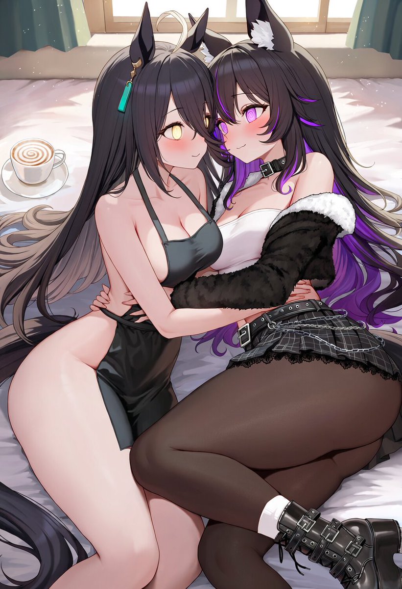 NyxVaryn's tweet photo. I've been having such an amazing time with @CafeHypno_Owner lately~

She's been so kind to me, offering me all kinds of help and the more we chat, the more I see we have so much in common and get along so well~

I'm so glad I get to have you as a friend!~ 🩷 https://t.co/7gx0Ml71px