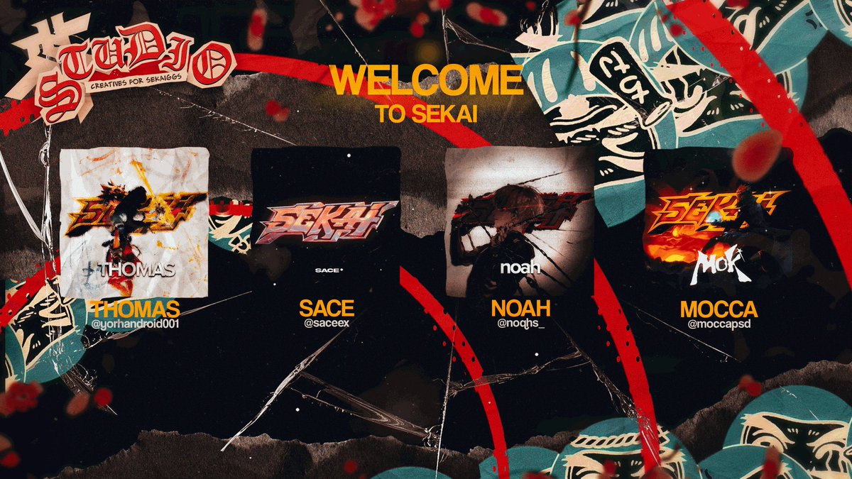 StudioOfSekai's tweet photo. Sekai welcomes 4 new artists to the Studio! https://t.co/QEy7XJMX6h