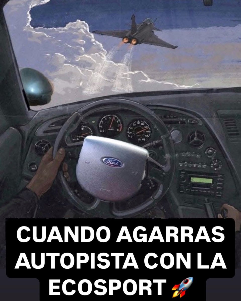junjuncink's tweet photo. Mientras venía por la ruta, me sobrepaso una ecosport que tranquilamente iba a 150/160km/h https://t.co/Xg6RsAxsKo