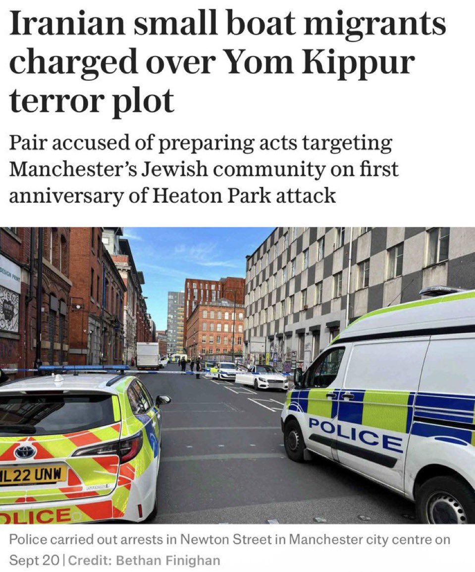 Medios británicos informan de otro complot terrorista iraní frustrado en Inglaterra, esta vez dirigido contra la comunidad judía en Mánchester.