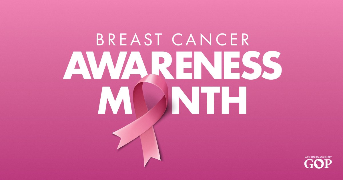RepJessie's tweet photo. October is Breast Cancer Awareness Month. This year, I’m proud to have supported Gail’s Law (2025 WI Act 103), which will help women afford breast cancer screenings by requiring health insurance plans to fully cover medically necessary diagnostic and supplemental breast exams. Early detection saves lives, and Act 103 is making lifesaving screenings more accessible!