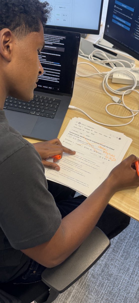 walk_hild's tweet photo. The bottleneck has moved from coding to PR review. We need to solve this ASAP - the paper and ink usage alone is atrocious. https://t.co/GQWTSvHZe4