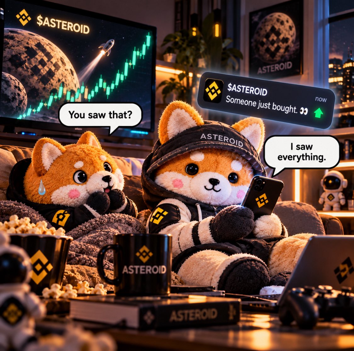 astershibaplush's tweet photo. Eyes on the chart. 👀☄️
Eyes on ASTEROID.

Let’s see what happens next.

$ASTEROID https://t.co/EUwDJWGfxR