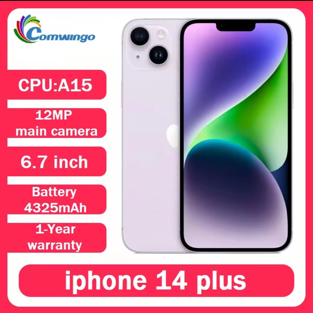 dealsexpres's tweet photo. 🍎 iPhone 14 Plus 128GB/256GB — 6.7" OLED, A15, 5G, Face ID
💴 54,669円
🔗 https://t.co/lGxjjQ0J1V
🎫 JPCD41
#ad #AliExpress #アリエク #PR #iPhone14Plus #Apple #スマートフォン https://t.co/EwBxga8LYc