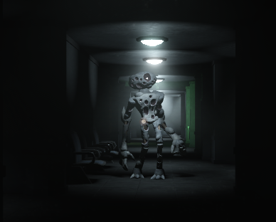 GamerblozReal's tweet photo. first time going to the stairwell in doors and i get stared down by creak while holding a shopping cart https://t.co/2dGSXJxSFO