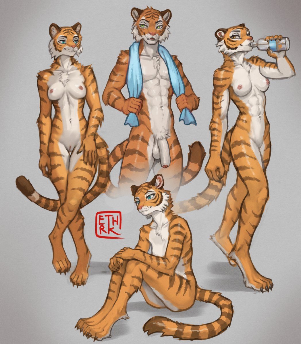 EthrkArt's tweet photo. So I was in tiger mood recently ... https://t.co/3IVJBXMSA1