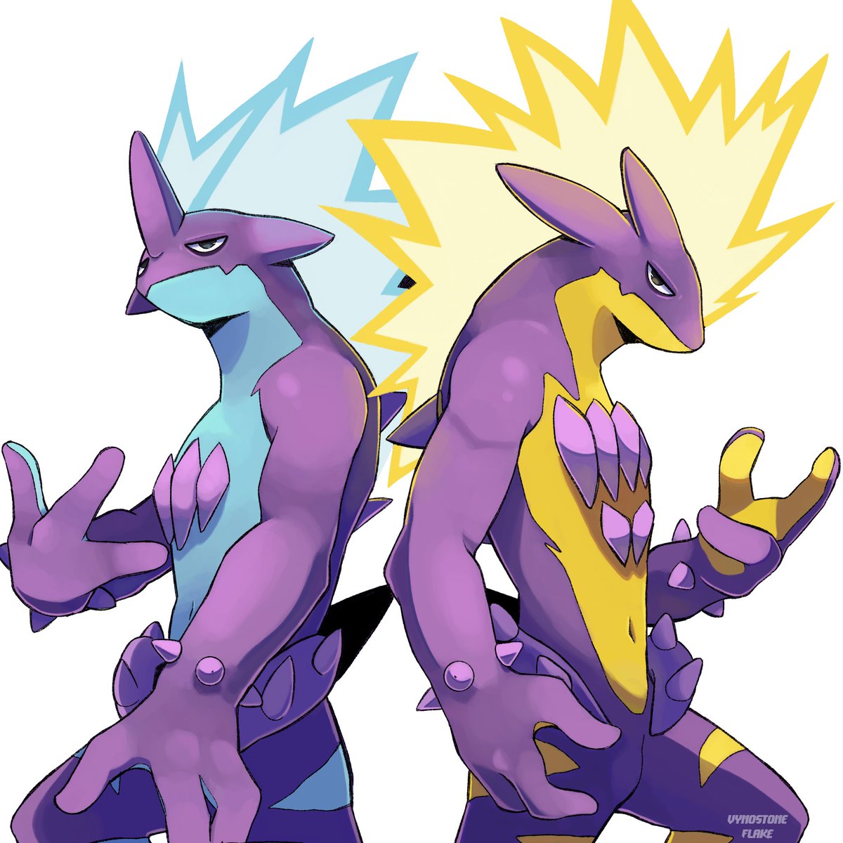 chocoflakey's tweet photo. Toxtricity duo ⚡️ https://t.co/s1sXxUacAZ