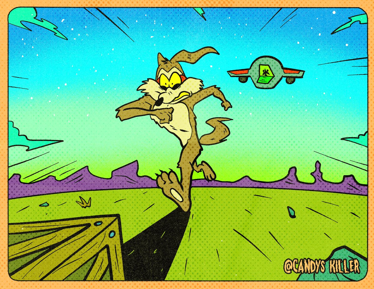 candys_killer's tweet photo. Well you catch more flies with honey than with TNT 🧨
🟢 Commissions Open!!
#wileecoyote #wileroad #wilerunner #roadrunner #coyotevsacme 1/4 https://t.co/dEalgkweBG