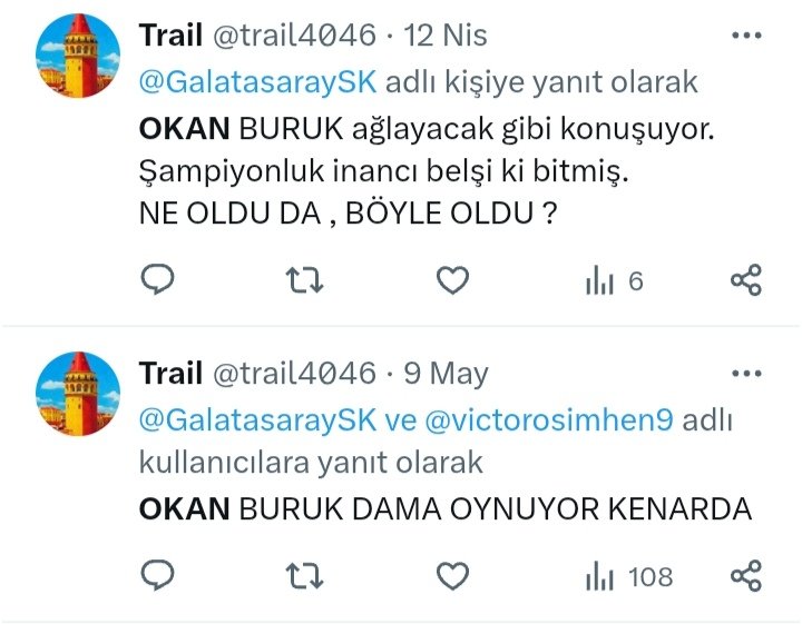 Gamze_lendinn's tweet photo. @trail4046 @Gala_istifa @Ece_GSece @GalatasaraySK Al oç bir de bu açıdan bak it seni, millete küfür edip engelliyorsun, eğer yazmadıysan ben yazdıysan sen aşağılık köpeksin https://t.co/Ya8pwJpImy