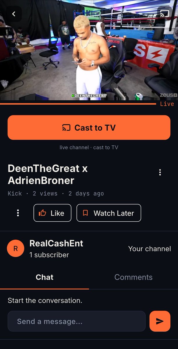 RealCashEnt's tweet photo. StreamCast. Allows you to cast Any Live Streamer or Stream to your TV and other devices. Control and save all you Favorite Live Streams all in one place. With one press of a button cast to your TV and other devices 

Google Play Store Link 👇👇
https://t.co/opNwX6yDWo

#DeenTheGreat #ddg #kaicenat #youtube @WORLDSTAR #wordstarhiphop #tmz #worldstar #youtube #kick #twitch