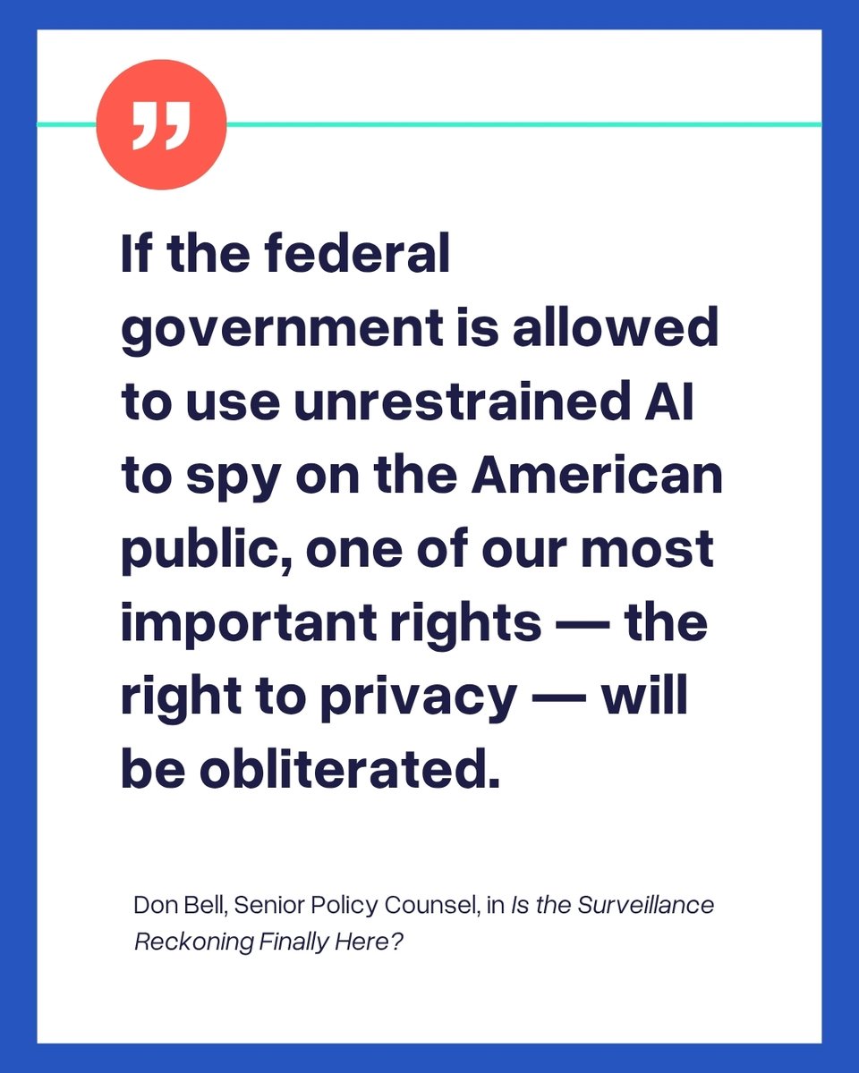 POGOwatchdog's tweet photo. We must chart a new path forward that protects our privacy.

As people across the country rise up against cameras tracking their every move, Congress must act to protect privacy and dismantle the surveillance state. 

Read more from @DonBellCT: https://t.co/9F6JHljUTG https://t.co/Qr6WzE1FCc