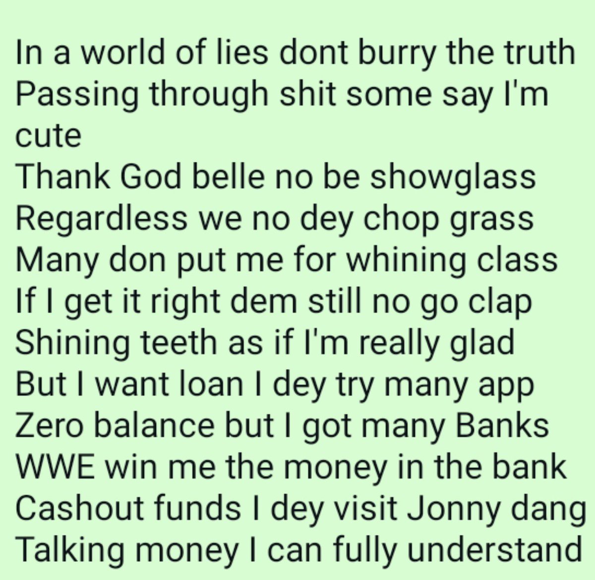 delimabam's tweet photo. Title: Mad Jab
Raw, unedited, unrefine vibe 
🎶🎶🎶
#Writer #Composer #lyrics #Vibe #Music #Afro #Foryou https://t.co/ZGbzjfz4R3