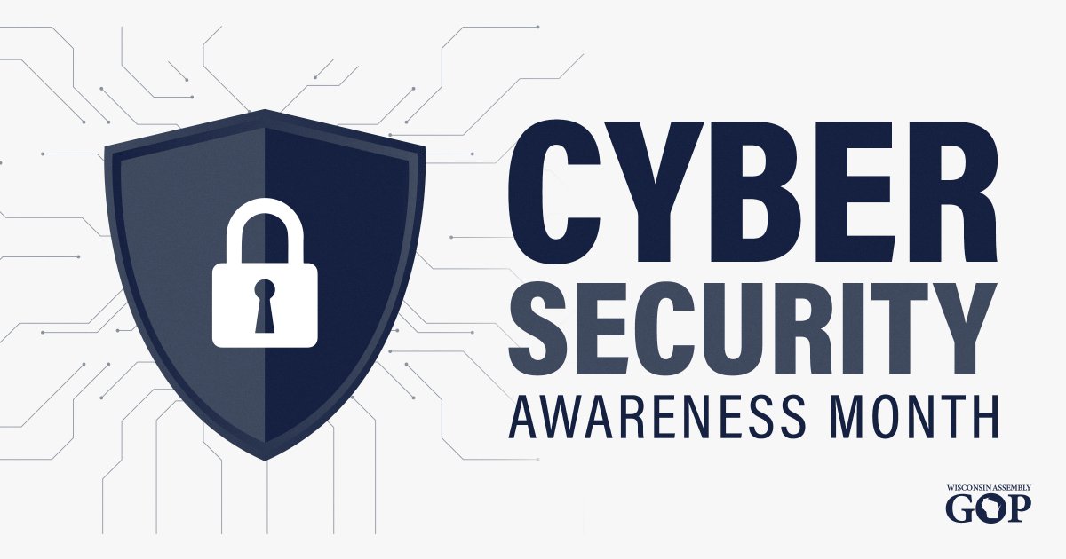 RepJessie's tweet photo. This month is #CybersecurityAwarenessMonth.

Here are four core steps to help mitigate cyber threats:
1⃣Update your software as soon as updates are available.
2⃣Use strong, unique passwords. A password manager can help you create and store them safely!
3⃣Turn on multi-factor authentication to protect valuable accounts such as email and banking.
4⃣Watch out for phishing and report scams.