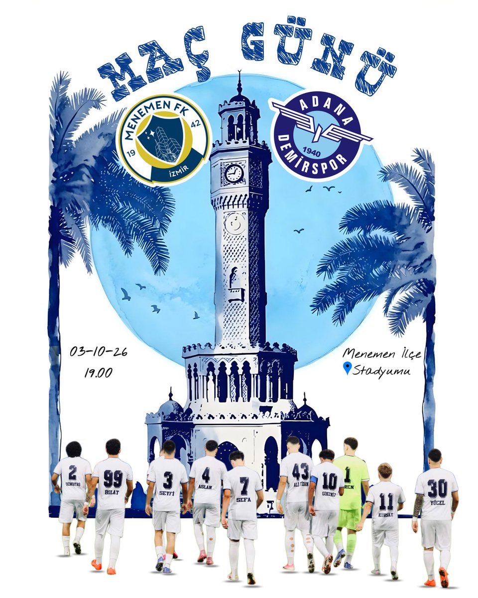 RuhuFofo's tweet photo. 📌 MAÇ GÜNÜ! 🕸️
🏷️Nesine 2.Lig B.G.| 5.Hafta
🗓️ 3 Ekim Cumartesi
🆚 Menemen FK
🕣 19:00
🏟️ Menemen İlçe Stadyumu
#MENvADS 

#adanademirspor #şimşeklergrubu #menemenspor #matchday https://t.co/Vn5xLyjM6R