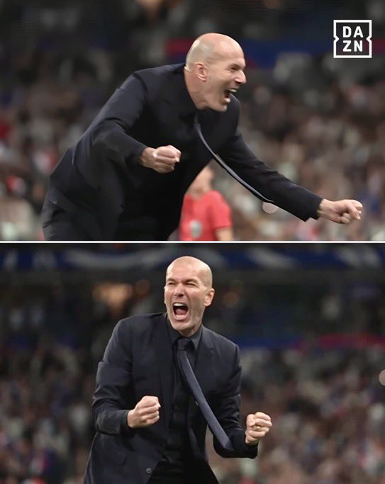 KalshiFC's tweet photo. 📸| Zinedine Zidane always goes crazy when Michael Olise scores. 😅 https://t.co/pFl2mYzT5r