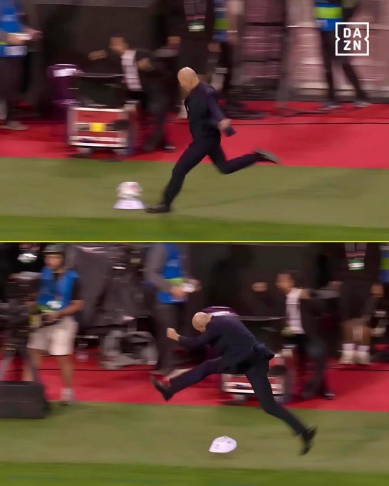 KalshiFC's tweet photo. 📸| Zinedine Zidane always goes crazy when Michael Olise scores. 😅 https://t.co/pFl2mYzT5r