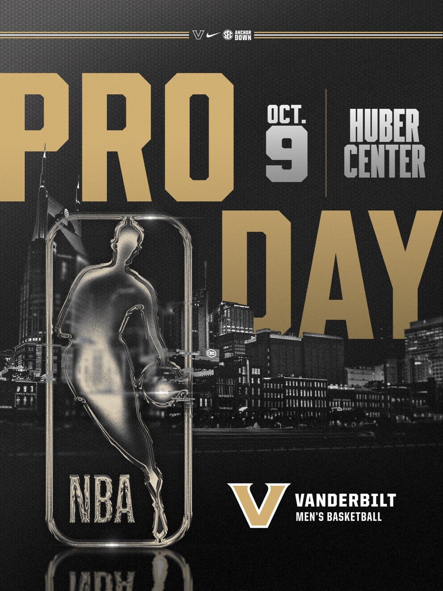 VandyMBB's tweet photo. NBA Pro Day is coming to the Huber Center https://t.co/i0oQqt8WO0