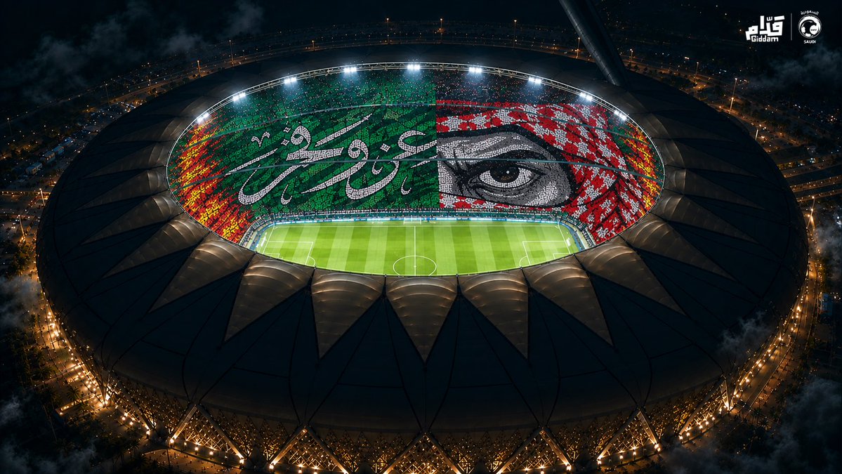 SaudiNTFans's tweet photo. للوطنِ رايةٌ شامخة 🇸🇦
وللمدرج حكاية راسخة 💚

وحكاية السبت؛ عزٌّ وفخر.. 🦅

🎟️ - https://t.co/rhwfiG62Ju

#السبت_يومنا https://t.co/dJP8avgfSr
