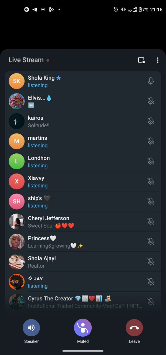 001Teejay's tweet photo. Don't sleep on this free class. #cryptowithshola.🚀 https://t.co/bake1vTPQ9