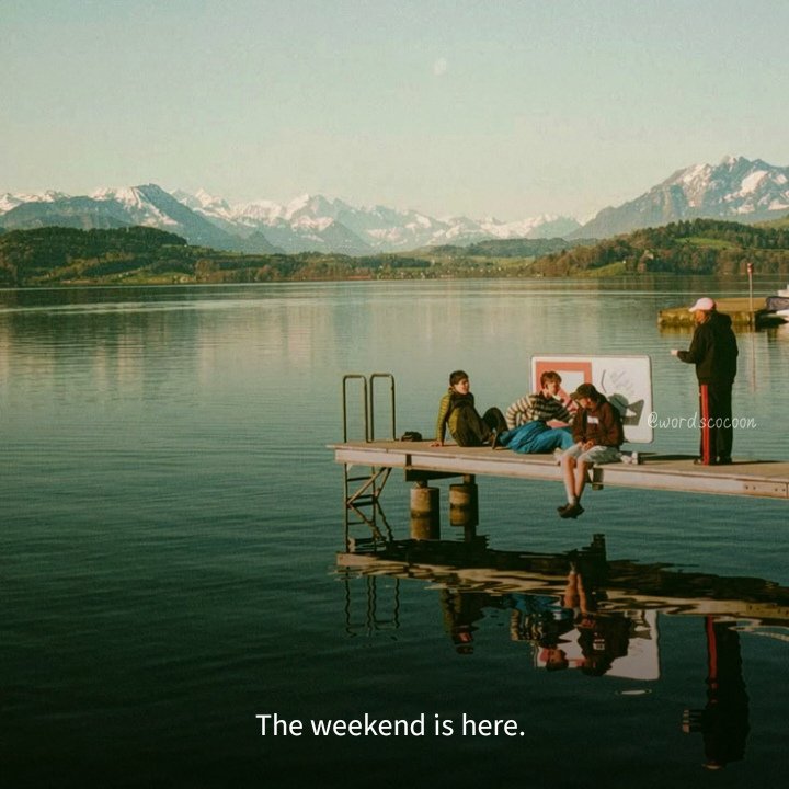 WordsCocoon's tweet photo. happy weekend! https://t.co/VbVsWZ9YCh