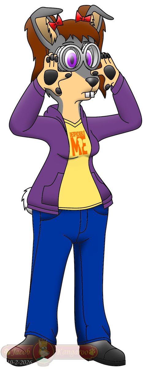 JacobFerryboat's tweet photo. This is Isabel Hare, @PandaJenn0 and @Golkeyx both have rabbit characters with similar personalities I decided to make one of my own like them. Unlike Clara and Bridget, Isabel is completely stupid. https://t.co/zzYdTdNmhD
