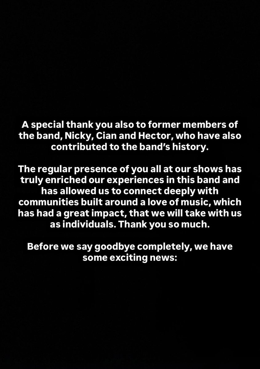 incaseyouleave's tweet photo. R.I.P. incaseyouleave ❤️ we will be calling time as a band in December.
See our full statement in the slides.
Check out our last two songs that we released yesterday - https://t.co/jmmA63VJlM
Thanks for everything!
#screamo #skramz #emo #posthardcore #mathrock #diyemo https://t.co/R67AB2JbDp