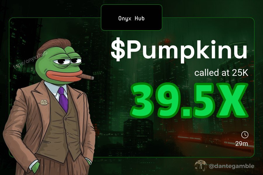 DevAlpha111's tweet photo. 39x pump from my alpha call on $Pumpkinu
Tg frens eating good 
Ca::

CJZaHX5RQbvKrRyMoUU9D3jyvXj8Yy7QLLmcKvoopump https://t.co/JwJOzr8FY9