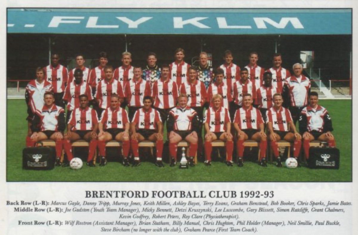 Theleaguemag's tweet photo. Brentford 1992-93 https://t.co/vu4RjQJnbI
