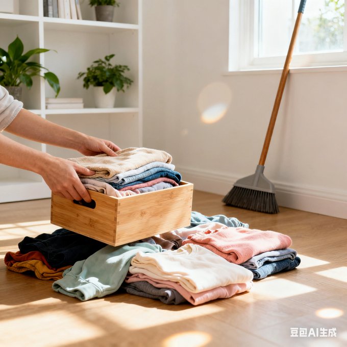 ReesePaitod2's tweet photo. Terminé de doblar la ropa y ahora la sala queda tan ordenada, un pequeo placer del hogar. https://t.co/EsXtTk4v7X