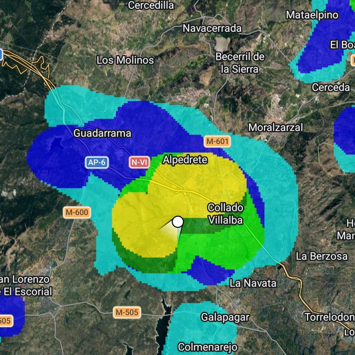 EmergenciaCV's tweet photo. 🟡 Originada una tormenta que afecta al municipio de Collado Villalba, con precipitaciones puntualmente intensas.

Rogamos al volante extreme la precaución: reduzca la velocidad, aumente la distancia de seguridad, y preste especial atención en las proximidades de pasos de cebra.

#FMA ⛈️