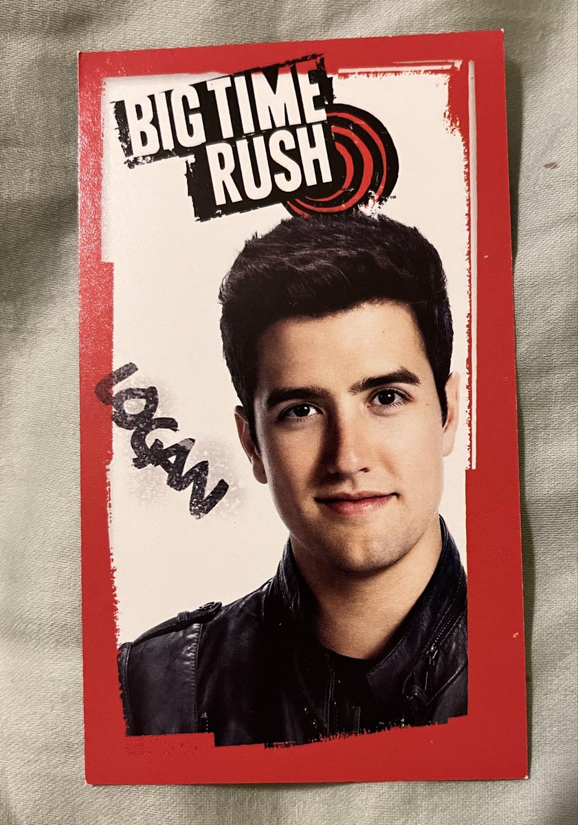 RusherLoganGirl's tweet photo. I am so glad that I still had this BTR trading card of @1LoganHenderson since 2011 when BTR did this amazing commercial and I am glad that I kept it since https://t.co/zer5L9iF6D