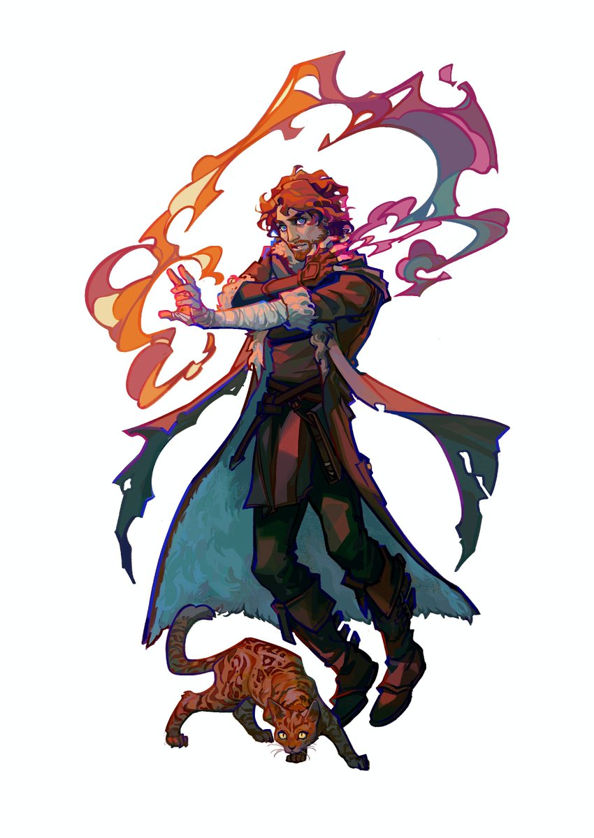 vespervines's tweet photo. So excited to share these Jester and Caleb illustrations I did for @CriticalRole a while back! 💙🧡

#criticalrole https://t.co/9DwOnTaQ7I