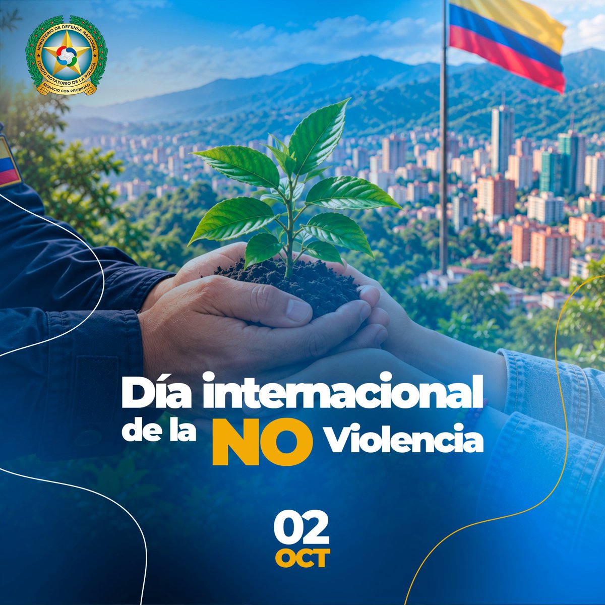 FORPO's tweet photo. 🌱 La paz se cultiva con pequeñas acciones cotidianas: empatía, diálogo y respeto.   En el Día Internacional de la No Violencia, reafirmamos nuestro compromiso con la construcción de un entorno donde prevalezca el entendimiento y el bienestar de todos. https://t.co/j6xQwdO34D
