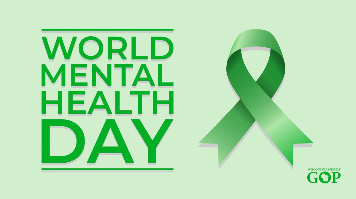 RepJessie's tweet photo. Today is #WorldMentalHealthDay, and this week has been Mental Illness Awareness Week. Be sure to take some time today to take care of yourself and check-in with your loved ones💚.

If you or someone you know is experiencing a mental health or substance use crisis, you can call or text the @988Lifeline, a free and confidential service available 24/7 to people of all ages.