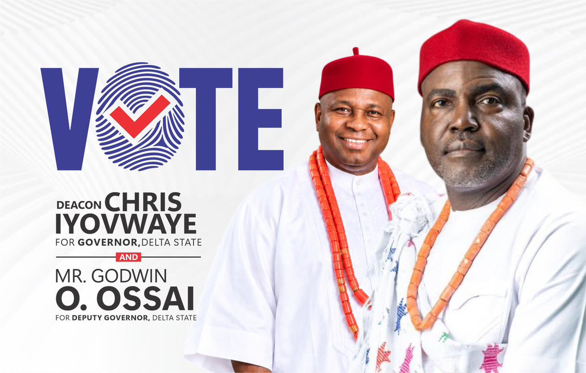 dcnchrisforgov's tweet photo. “I have the capacity to reset and reboot Delta State and make it a state that Deltans can be proud of and others can look up to.” Deacon Chris Iyovwaye NDC Governorship Candidate Delta state https://t.co/NsRJxqUkIy