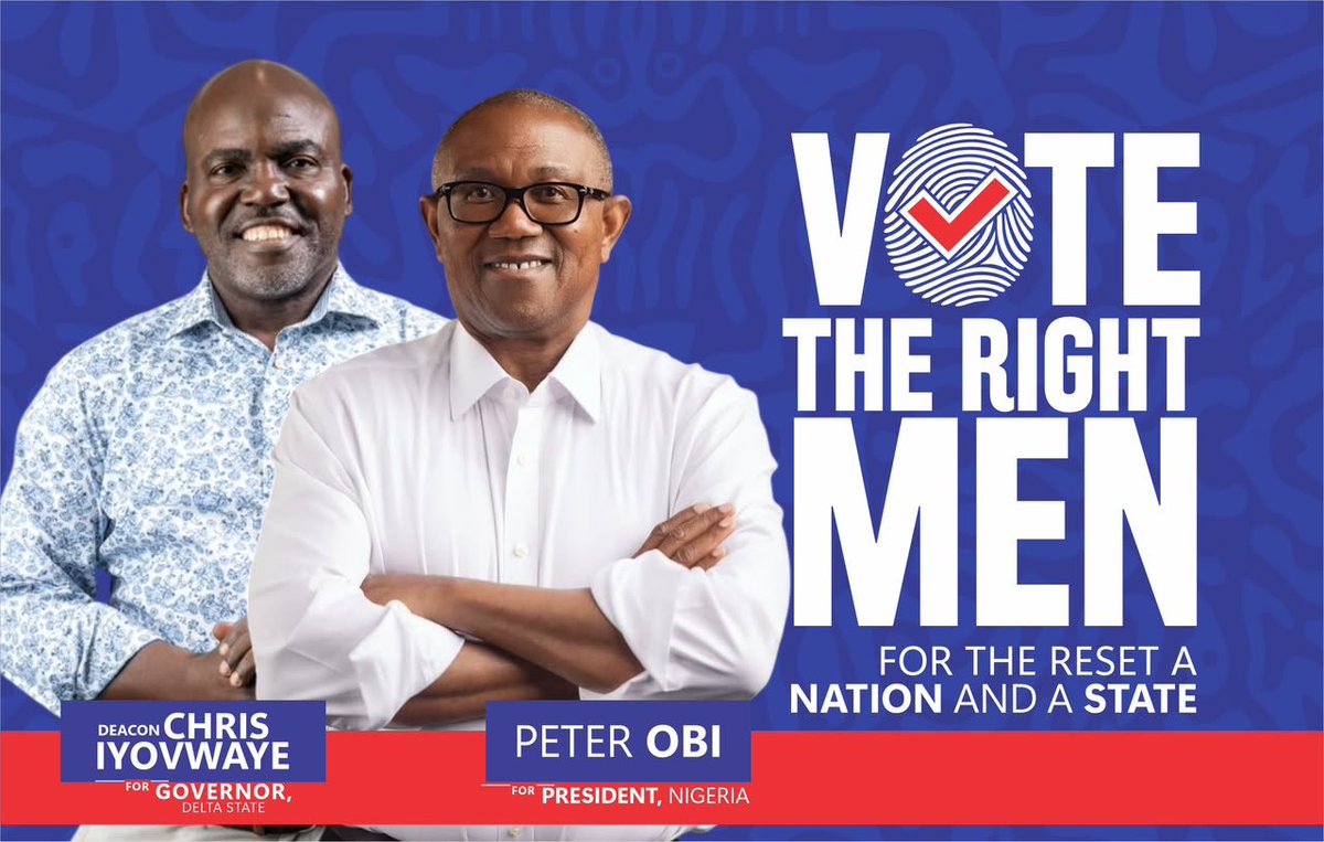 dcnchrisforgov's tweet photo. “I have the capacity to reset and reboot Delta State and make it a state that Deltans can be proud of and others can look up to.” Deacon Chris Iyovwaye NDC Governorship Candidate Delta state https://t.co/NsRJxqUkIy