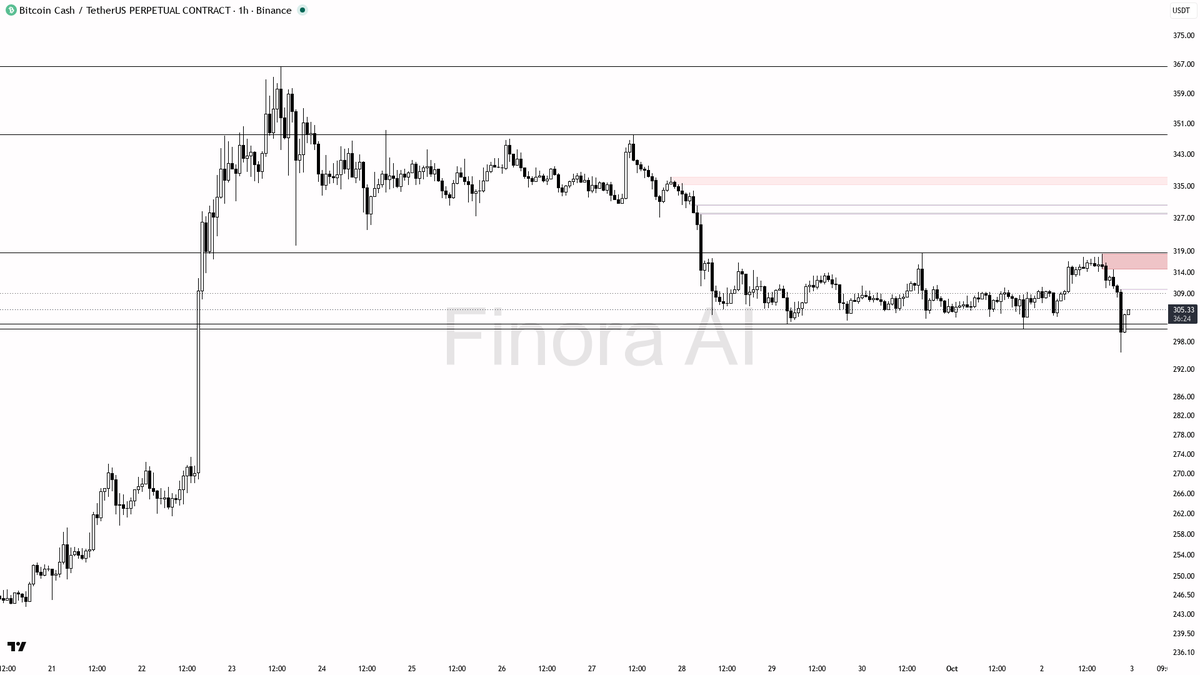👀 $BCH diverging from BTC on 4h at -1.1% — fade this weakness 🧵👇 
 [📷](https://pbs.twimg.com/media/HTpvLJvXIAE6r-u.png) https://pbs.twimg.com/media/HTpvLJvX