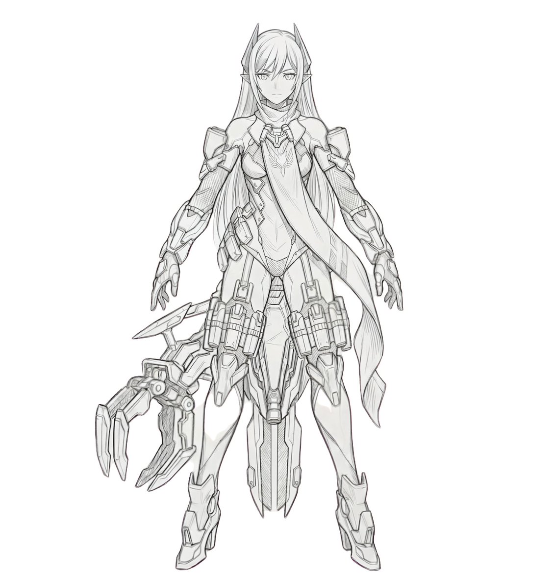 ElyzaraVT's tweet photo. Ready to debut? Level up your streaming presence with custom detailed character &amp; mecha designs, fully optimized for future modeling. 

Commissions are OPEN! DM to reserve a slot.

#VTuber #ENVTuber #Live2D #VTuberModel #VTuberCommission https://t.co/6spZTSjIJm
